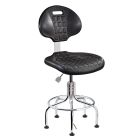 Bevco 7210E1 Everlast Desk Height Class 10 Cleanroom ESD Chair with Tubular Steel Base, Polyurethane
