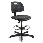 Bevco V7307 Breva Mid-Height Chair with Black Nylon Base, Polyurethane