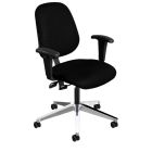 BioFit Amherst (AM) Chair with Wide Aluminum Base, Fabric