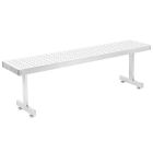 CleanPro EGBP Electropolished Gowning Bench with 0.38" x 3" Perforated Top & Recessed Legs