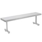 CleanPro SGB Stainless Steel Gowning Bench with Solid Top & Recessed Legs