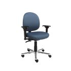 Cramer Triton Desk Height ESD Chair with Aluminum Base, Fabric or Vinyl 