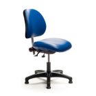 ergoCentric Ergo 2F 140 Desk Height Cleanroom Chair with Tilt Control, Vinyl 