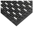 Ergomat SLH Softline Anti-Fatigue Mat with Holes, Black