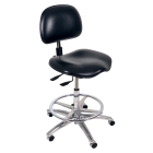 Gibo/Kodama E7000ATV Stamina Vinyl ESD Chair with Saddle Seat