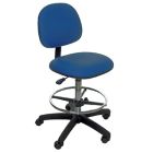 Industrial Seating Series 45 Bench Height Chair with Black Nylon Base, Vinyl