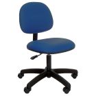 Industrial Seating Series 45 Desk Height Chair with Black Nylon Base, Vinyl