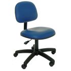 Industrial Seating Series 60 Desk Height Chair with Black Nylon Base, Vinyl