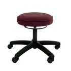 Industrial Seating Series 65 Desk Height ESD Stool with Black Nylon Base, Conductive Fabric