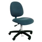 Industrial Seating Series 20M Desk Height ESD Chair with Medium Waterfall Seat & Black Nylon Base, Conductive Fabric