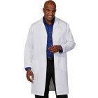 Fashion Seal® 423 Twill Knee-Length Mens' Lab Coat with 1 Inner & 2 Outer Pockets, White