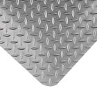 Wearwell 414 UltraSoft Diamond-Plate Mat, Grey
