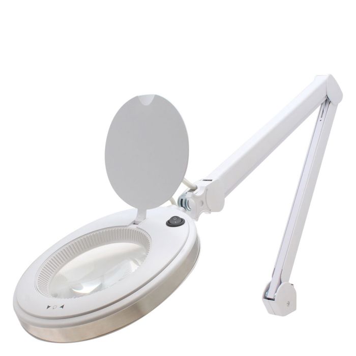 SMD LED Magnifying Lamp with Clamp, 3 Diopter, 7 in. Lens