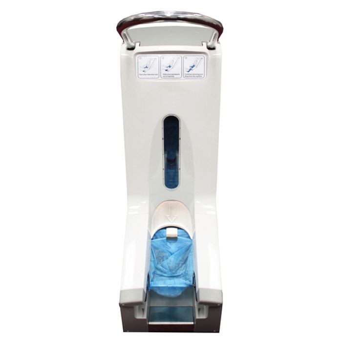 Details about   Full Automatic Shoe Cover Dispenser Small Light and Easy To Use with 200 Covers 