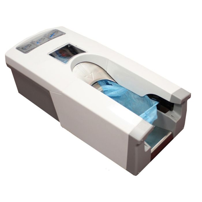 Light and Easy To Use with 200 Covers Details about   Full Automatic Shoe Cover Dispenser Small 