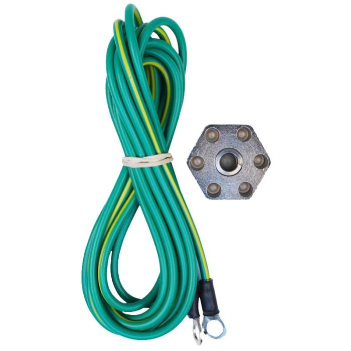 SCS 09842 Multi Grounding Hub without Resistor, 12 Grounding Points, 6' Cord