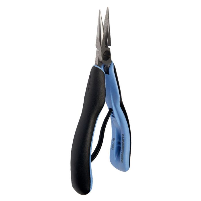 Lindstrom RX7891 RX Series ESD-Safe Small Chain Snipe Nose Pliers with  Serrated Jaw & ERGO™ Handles, 6.24 OAL