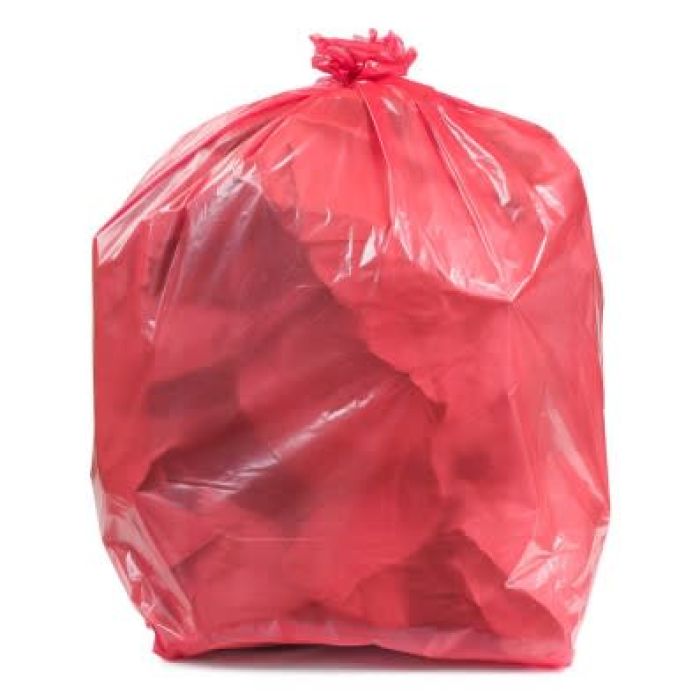 Transforming Technologies WBAS22-LP Dissipative Trash Can Liners, Pink, 22  Gallon