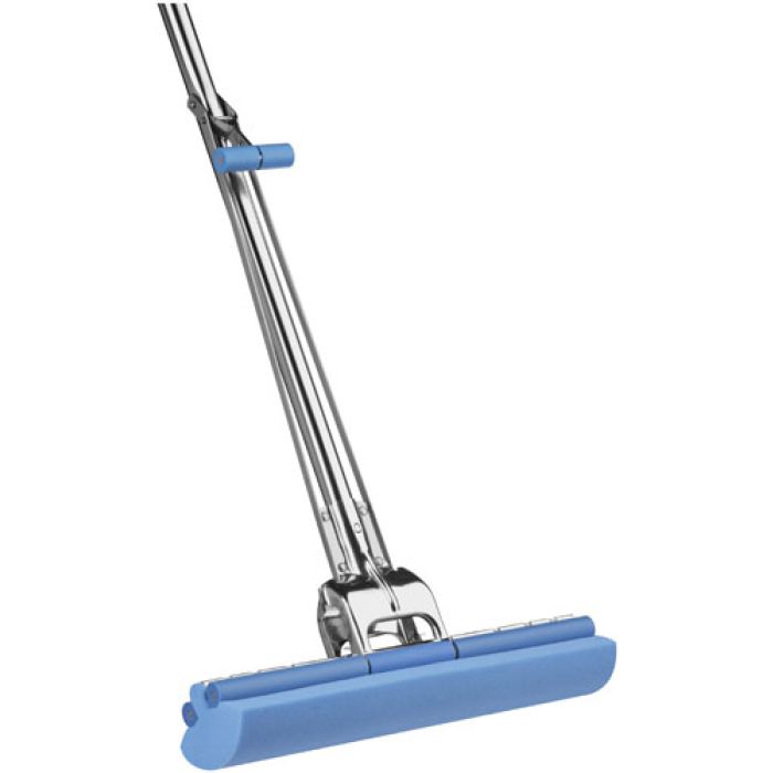 Roll-O-Matic® Original Sponge Roller Mop with 48 Stainless Steel Handle,  for 14 Heads