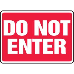 "DO NOT ENTER" Sign, 14" x 10"