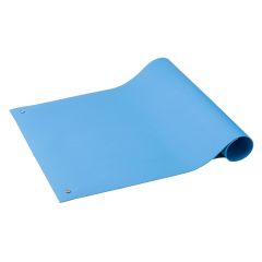 ACL 6212460 SpecMat-H Single Layer Static Dissipative Vinyl Mat with 2 Snaps, Light Blue, 24" x 60"