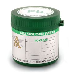 AIM Solder 88.5% SAC305 Lead-Free NC257 No-Clean Solder Paste, Type 4, 500g Jar