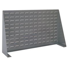 Akro-Mils 98636 Bench Mounted Louvered Hanging Bin Panel, Gray, 36" x 20" Tall