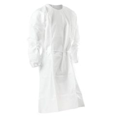Alpha ProTech GN-22524-3 Critical Cover® BarrierTech® Full Coverage Gowns, White, Universal