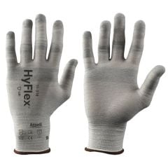 Ansell 11-318 HyFlex® 18-Gauge Anti-Static Cut-Resistant Gloves, Gray