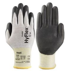 Ansell 11-624 HyFlex® 13-Gauge Cut-Resistant Dyneema® Gloves, Black/Gray