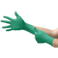 Ansell 92-600 Touch N Tuff® 4.7 Mil Anti-Static Powder-Free Nitrile Chemical-Resistant Gloves, Green