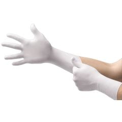 Ansell CE5-755 Microflex® 4 Mil Anti-Static Nitrile Cleanroom Gloves, White