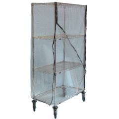 Armand Manufacturing Clear ESD Grid Print Vinyl Cart Cover