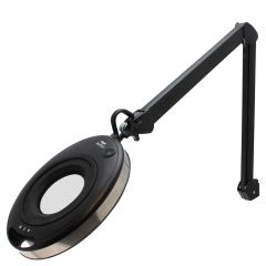 Aven In-X LED Magnifying Lamp with 15 & 5 Diopter Lenses & Heavy-Duty Clamp, Black