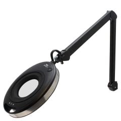 Aven In-X LED Magnifying Lamp with 8 & 5 Diopter Lenses & Heavy-Duty Clamp, Black