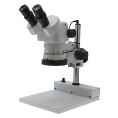 Aven 26800B-371-ESD Stereo Zoom Binocular Microscope with Lab Base & LED Ring Light