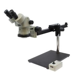 Aven 26800B-373-1 Stereo Zoom Binocular Microscope with Boom Stand & LED Ring Light