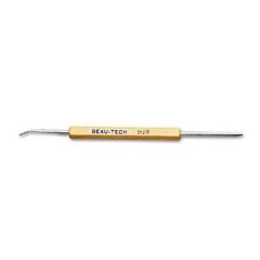 Beau Tech SH-20B Double-Ended Angled Flat Reamer & Straight Fork Tip, 8" OAL 