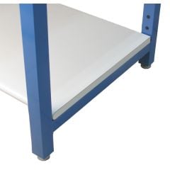 BenchPro BSCR1558 Cleanroom Laminated Formica™ Bottom Shelf, 15" x 58"