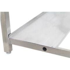 Stainless Steel Bottom Shelf, 12" x 46"
