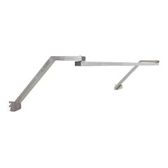 Upright Mounted Single-Sided Stainless Steel 45° Light Frame, 36"
