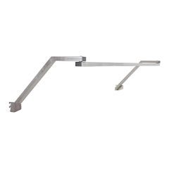 Upright Mounted Single-Sided Stainless Steel 45° Light Frame, 48"