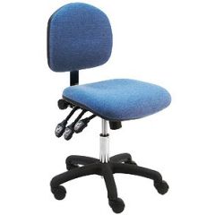 Lissner Lincoln Series Desk Height Chair with Standard Seat & Back, Fabric, Nylon Base