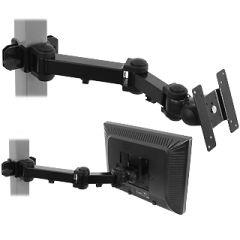 BenchPro™ RMHL Upright Mounted Articulating Monitor Arm for R-Series Workbenches