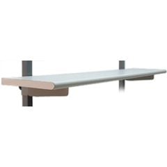 BenchPro™ RRTS1248 Upright Mounted Standard Formica™ Laminate Shelf for R-Series Workbenches, 12" x 48"