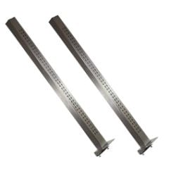 Surface Mounted Single-Sided Stainless Steel Uprights, 24"