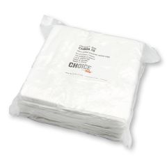 Choice 900 Laundered Polyester Knit Cleanroom Wipers, 9" x 9"