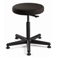 Bevco 3000-F Desk Height Backless Stool with 5-Star Base, Fabric