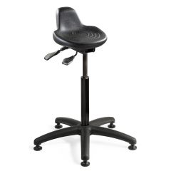 Bevco 3505 Sit/Stand Stool with 5-Star Base, Polyurethane