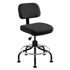 Bevco 5200-F Doral Desk Height Chair with Tubular Steel Base, Fabric
